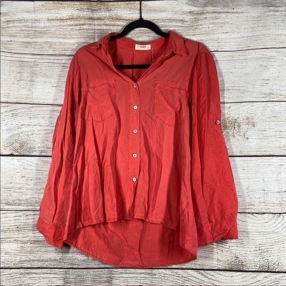 Hollister pink button down shirt - Picture 1 of 10